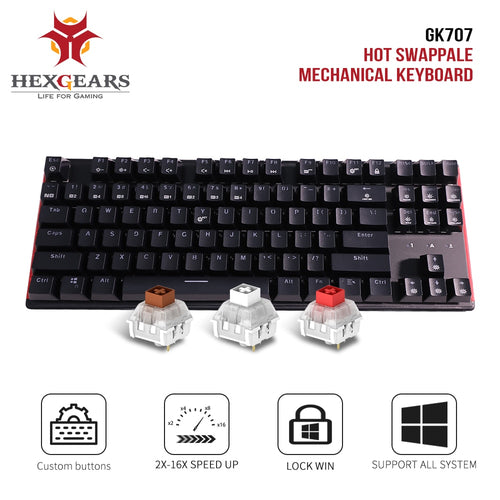 HEXGEARS GK707 87 Key Mechanical Keyboard