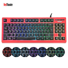 Load image into Gallery viewer, RedThunder K870 RGB Backlit Computer Wired Keyboard