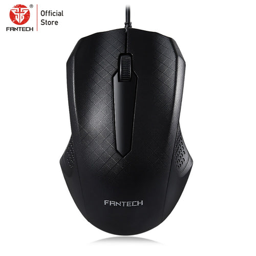 FANTECH T530 Professional Wired Mouse USB Optical Mice Office Essential Ergonomic 1200 DPI Silent Click Mouse