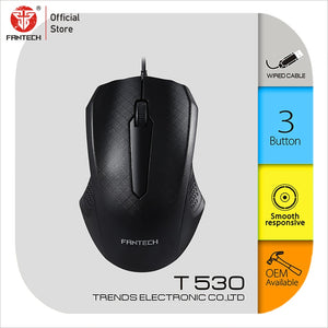 Fantech PC Mouse 1200 DPI Essential Ergonomic Notebook Mouse